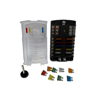 Alternative view of NZ Logical 12V - 36V 300Amp Fuse Board & Fuses