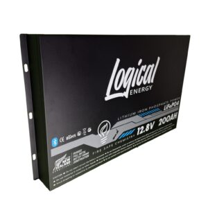 Alternative view of NZ Logical 200AH 650x65mm Slimline LiFePO4 Lithium Battery
