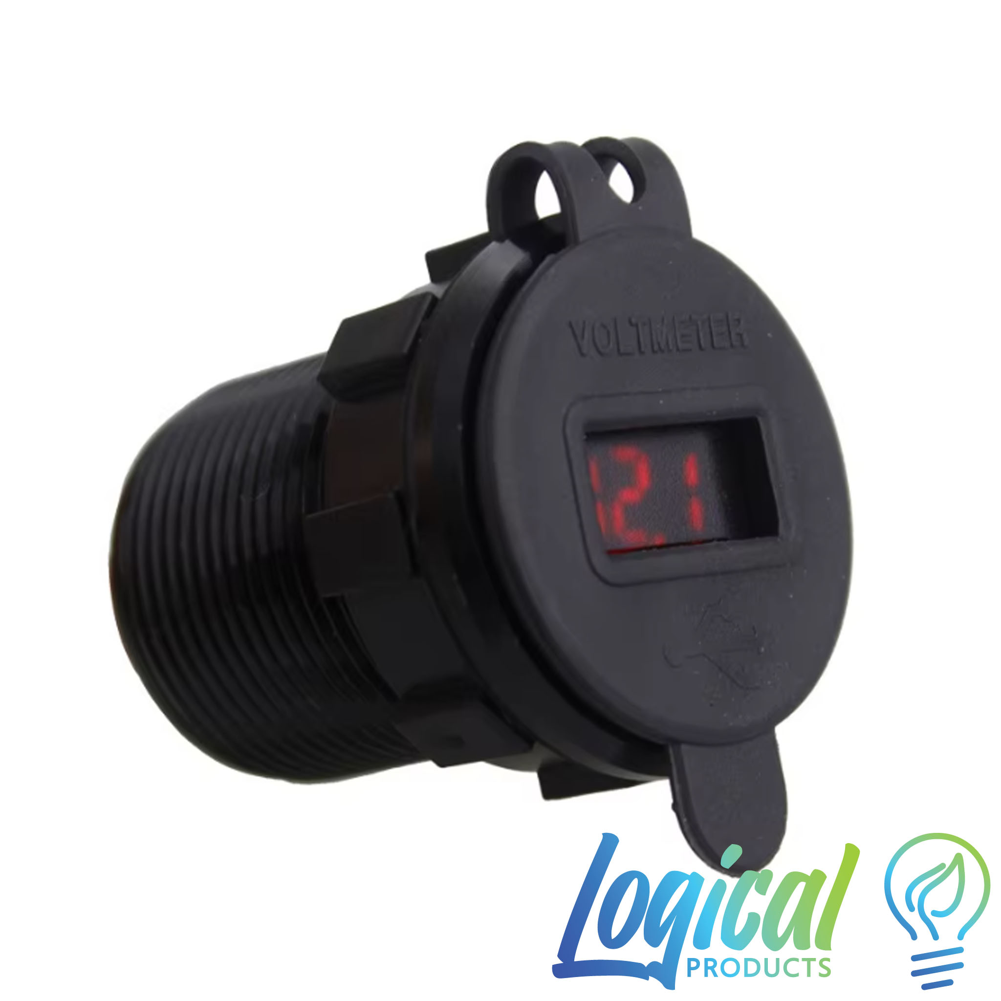 NZ Logical 12V 24V Fast Charging Dual USB outlet Aluminum with Voltmeter - Image 6