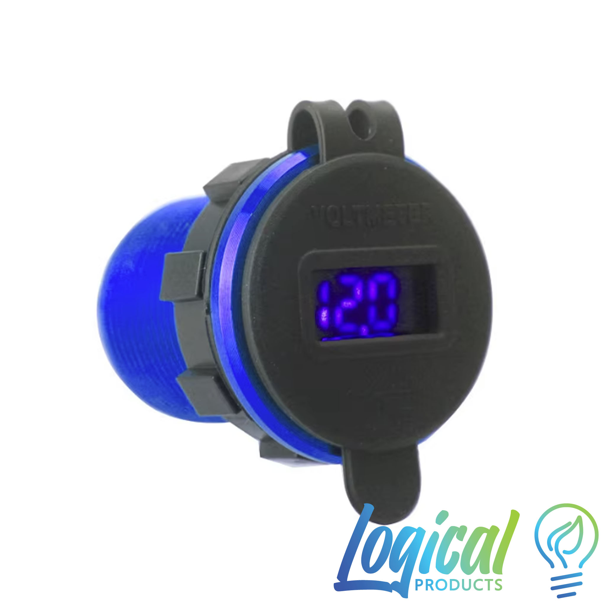 NZ Logical 12V 24V Fast Charging Dual USB outlet Aluminum with Voltmeter - Image 5