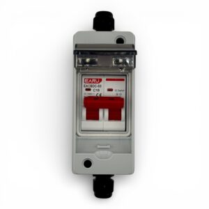 Alternative view of NZ Logical Waterproof Solar Isolator DC breaker swtich and fuse