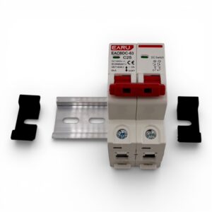 Alternative view of NZ Logical Solar isolator DC breaker switch and fuse
