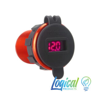 NZ Logical 12V 24V Fast Charging Dual USB outlet Aluminum with Voltmeter - Image 4