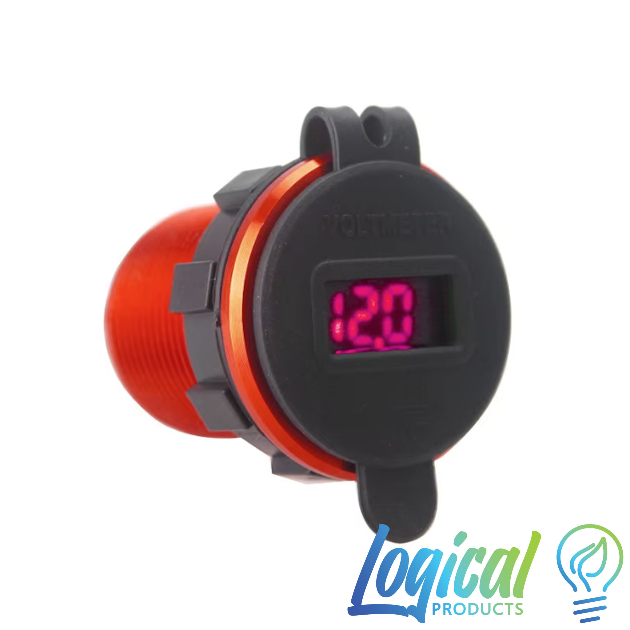 NZ Logical 12V 24V Fast Charging Dual USB outlet Aluminum with Voltmeter - Image 4